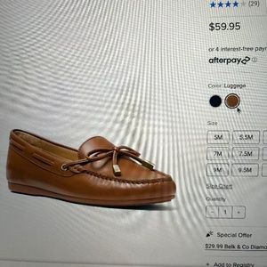 Tan Loafer by Michael Kors